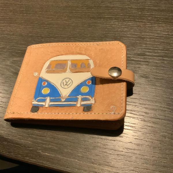 Portefeuille met tekening